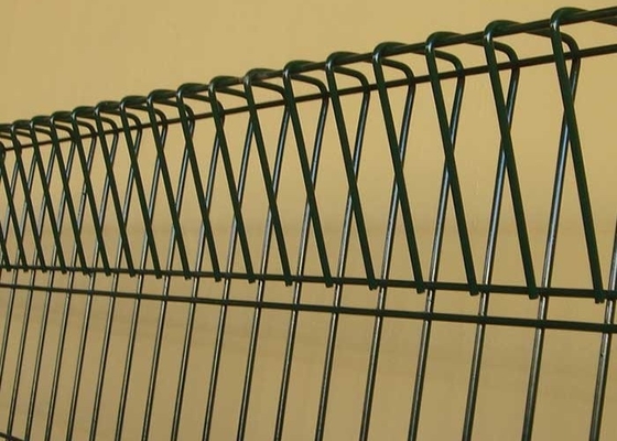 Powder Coating 3d Welded Mesh Fencing Metal Steel 2100mm Rolltop