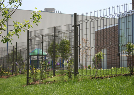 Powder Coated Steel 2.4m Welded Wire Rolled Fencing Privacy Building With Post