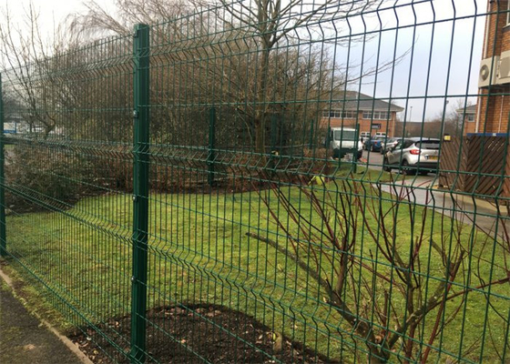 Galvanized Color Coated 2.5m Welded Wire Mesh Fencing 3d With Clamps