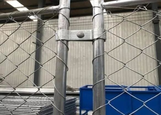 Individual Durable 6ft Height Temporary Security Fencing Chain Link Portable