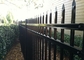 CE Waterproof Steel Garden Fencing Panels , 2.4m Wide High Security Fence
