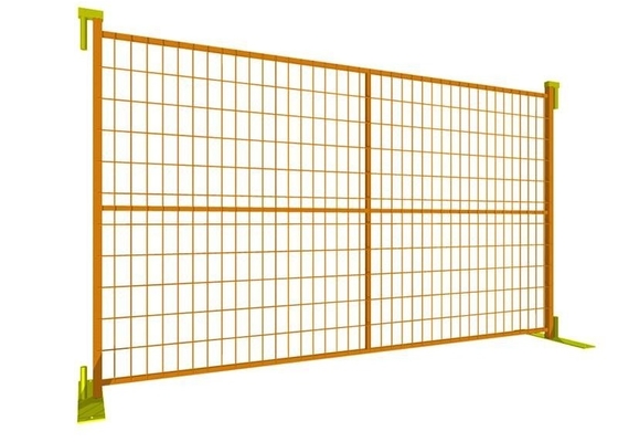 Rust Resistant 1.8x3m Temporary Steel Fencing For Construction Site Security