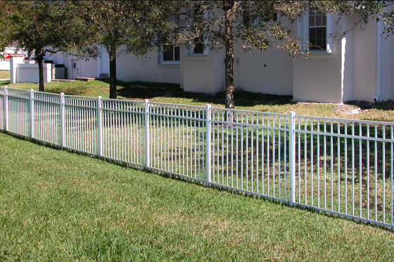 Zinc Coating 2.1m Height Steel Tubular Fencing For Pool