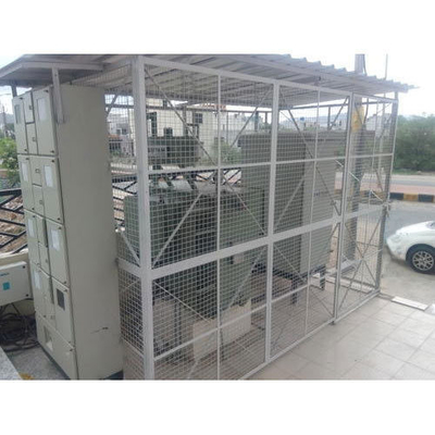 Q195 Steel 2.4m High Tower Fencing With Powder Coated