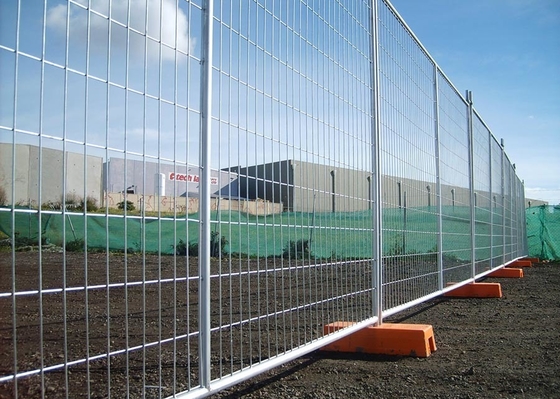 Eco Friendly 2.2m Height Temporary Steel Fencing With 50x100mm Mesh