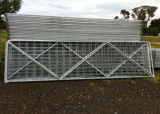 1m 1.17m Height Galvanized Heavy Duty Farm Gate For Australia non rusting