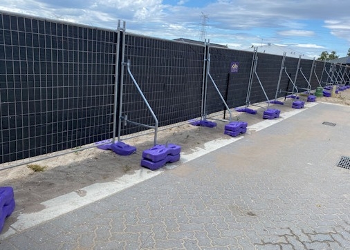 3mm Anti Climb Galvanised Temporary Steel Fencing For Public Restrictions