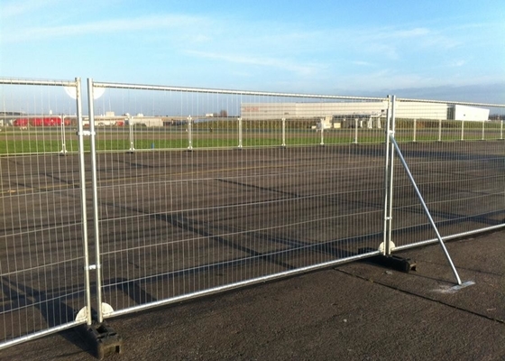 3.5m Heras Style Temporary Steel Fencing Galvanized