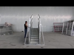 윈치로 경사로를 로딩하는 조정할 수 있는 소